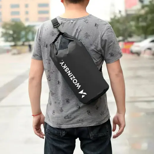 Wozinsky WWK-10 waterproof bag for sup kayak 10l - black Foto 7