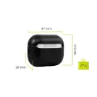 Mobile Origin Leather Case, black - AirPods Pro 2 — Foto 4