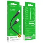 Borofone Cable BX51 Triumph - USB to Micro USB - 2,4A 1 metre black Foto 5