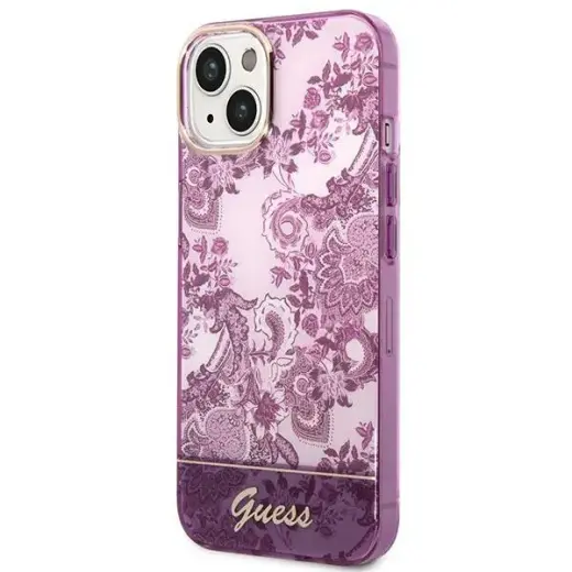Guess GUHCP14MHGPLHF iPhone 14 Plus 6,7" fuksja|fuschia hardcase Porcelain Collection Фото num