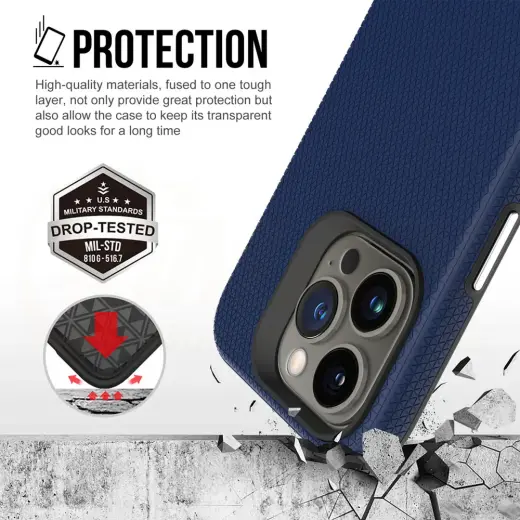 Vmax Triangle case for Samsung Galaxy A34 navy blue Photo