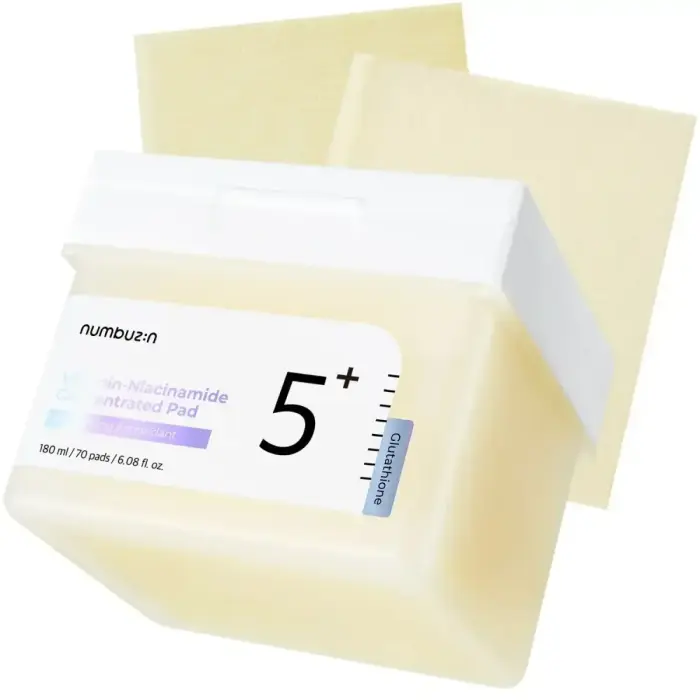 Numbuzin, No.5 Vitamin-Niacinamide Concentrated, Antioxidant, Cleansing Pads