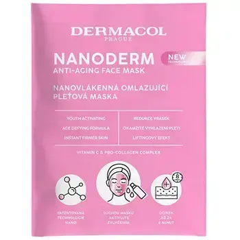 Dermacol Nanoderm Face Mask - Nanovlákenná omlazující pleťová maska