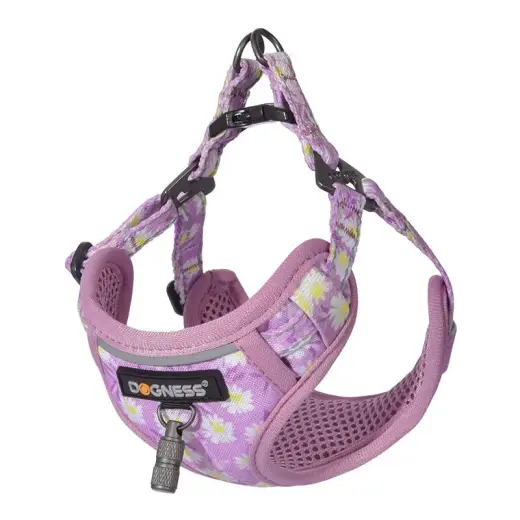 Dogness walking set leash+harness for dog (pink) Foto 2