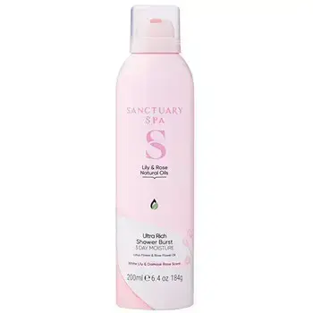 Sanctuary Spa Lilly & Rose Collection Ultra Rich Shower Burst ( Lilie a růže ) - Sprchová pěna 200ml