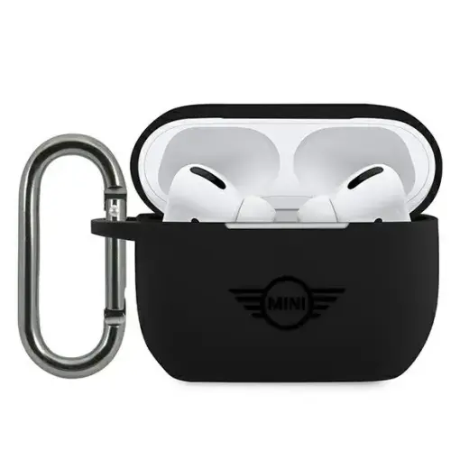 Mini MIACAPSLTBK AirPods Pro cover czarny|black hard case Silicone Collection Фото num