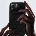 Benks Montage Armor Air Kevlar PC Frame 600D+1500D чехол с поддержкой MagSafe для телефона iPhone 16 Pro Max чёрный — Фото 6