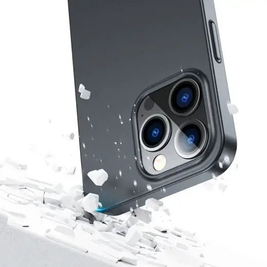 Joyroom 360 Full Case front and back cover for iPhone 13 Pro + tempered glass screen protector black (JR-BP935 black) Photo