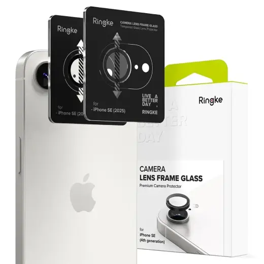 OSŁONA APARATU RINGKE CAMERA FRAME PROTECTOR 2-PACK IPHONE 16E BLACK