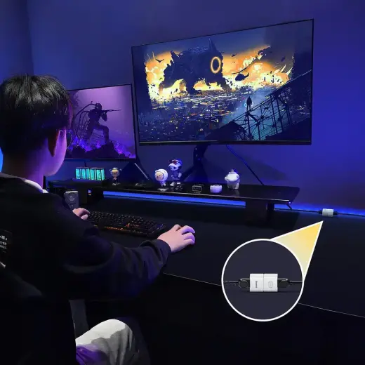 Network coupler Ethernet RJ-45 cable connector Baseus AirJoy Series 10 pcs - white Фото num