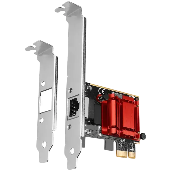 Gigabit Ethernet PCI-Express network card with Intel I210AT chipset with PXE support.