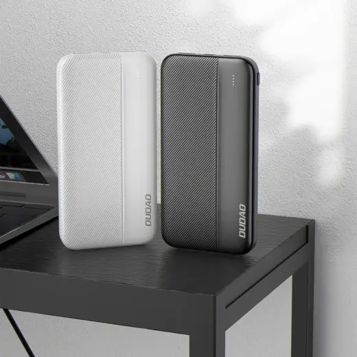 Dudao K4S Ārējais akumulators (powerbank) 2x USB Type A 10000mAh 5V 2A balts Foto 2