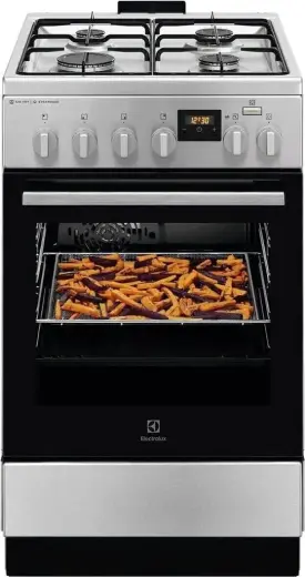 Electrolux gāzes plīts ar elektrisko cepeškrāsni SteamBake, nerūsoša tērauda, 50cm Photo