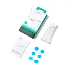 Joyroom JR-ZS422 Cable Organizer Silicone Headband with Magnet, Set of 6 - White Foto 3