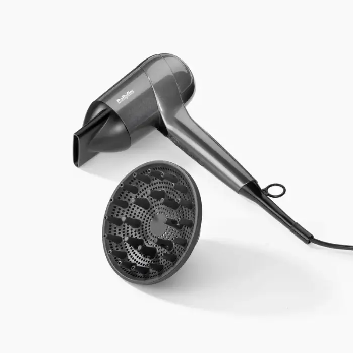 BaByliss Titanium Shine matu fēns, 1600 W, pelēks
