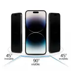 Tempered glass Tel Protect 10X Privacy Titanium for Iphone 17 Pro — Foto 5