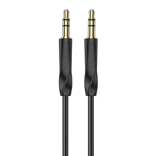 Borofone Cable AUX BL16 - jack 3,5mm to jack 3,5mm - 1 metr black Photo
