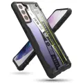 Ringke Fusion X Design durable PC Case with TPU Bumper for Samsung Galaxy S21+ 5G (S21 Plus 5G) black (Ticket band) (XDSG0052) Photo