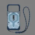 UAG Pathfinder Clear MagSafe Bundle Case with Lanyard for iPhone 17 Pro - Blue Photo