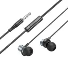 Wire earphones Jack 3,5 mm Hoco M110 metal gray — Foto 2