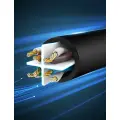 Ugreen cable internet network cable Ethernet patchcord RJ45 Cat 6 UTP 1000Mbps 1m black (20159) Foto 9