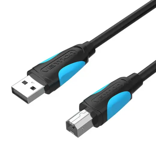USB 2.0 A to USB-B printer cable Vention VAS-A16-B200 2m Black Foto 2