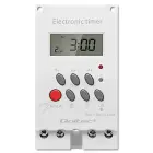 Qoltec Electronic timer PC0629 for DIN rail | LCD Фото num
