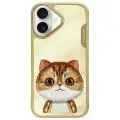 Nimmy Glasses Cool Cat phone case for iPhone 16 gray Photo