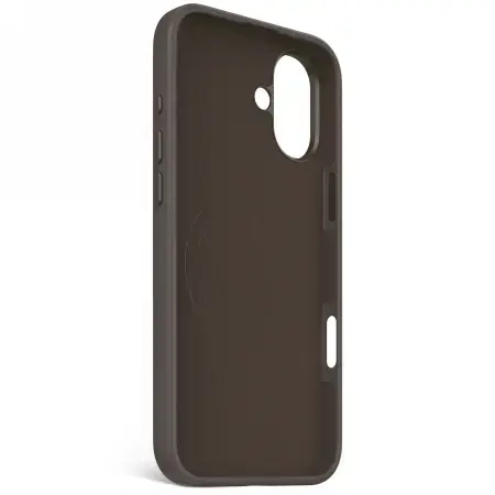 Decoded AntiMicrobial Silicone Backcover MagSafe for iPhone 16 Plus - Brown Foto 3
