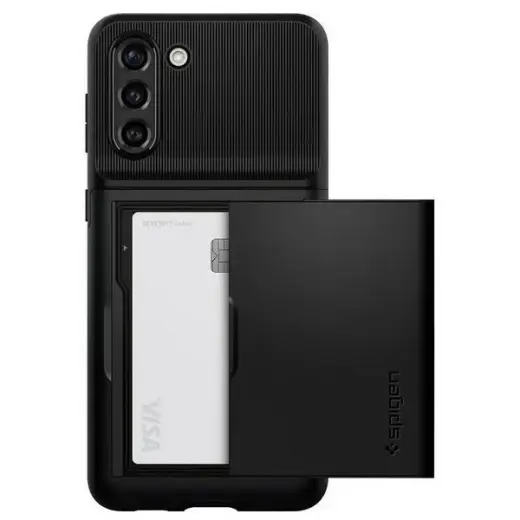 Spigen Slim Armor CS Samsung G996 S21+czarny|black ACS02393 Photo