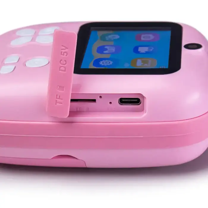 Mini Thermal Printer for Kids with Camera and Camcorder - Pink Foto 19