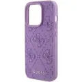 Guess Leather 4G Stamped case for iPhone 15 Pro - purple — Foto 6