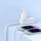 Baseus GaN5 Pro 40W 2xUSB-C Wall Charger - White Foto 11