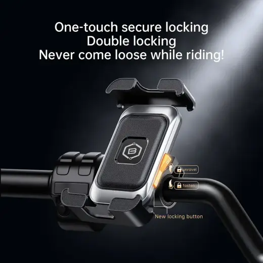 Blavec Uchwyt Rowerowy BV-02 Velo to handlebar (BV02-HSB) silver-black Photo