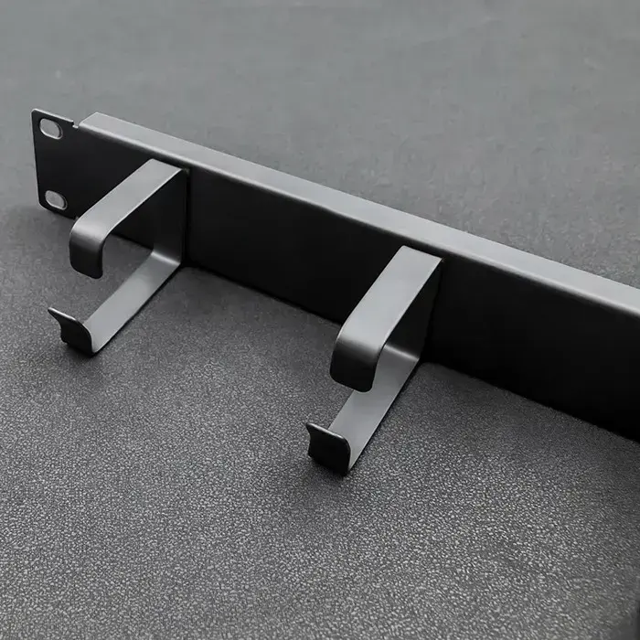 Qoltec Solid Steel Cable Organizer for 19" racks | 1U Foto 6