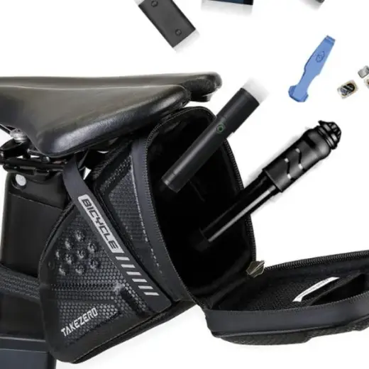 WILDMAN Etui|sakwa pod siodełko TZ07 uchwyt rowerowy czarna|black Foto 2