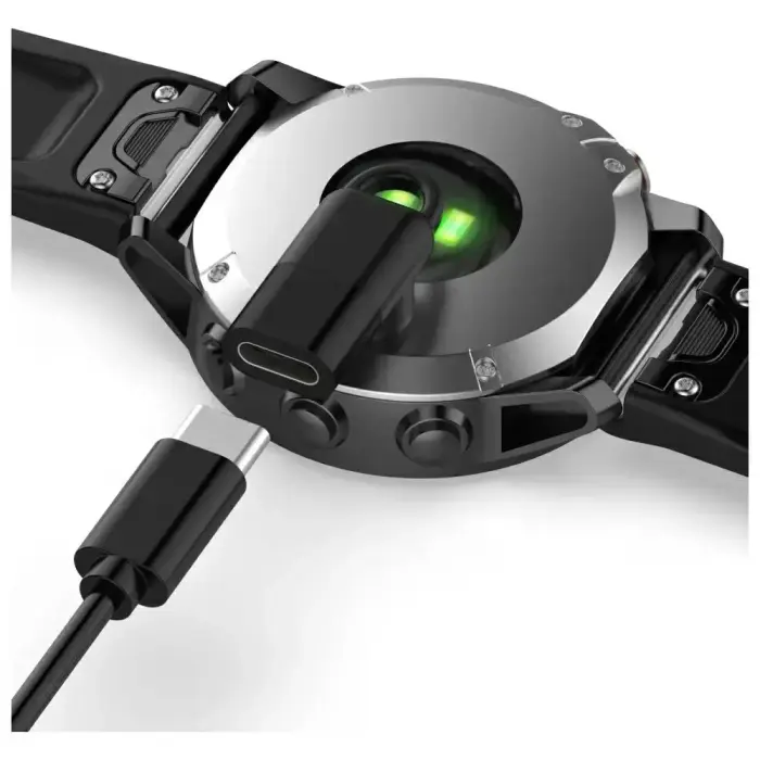 Adapter USB-C MajesticLine for Charging Garmin Watches black Фото num