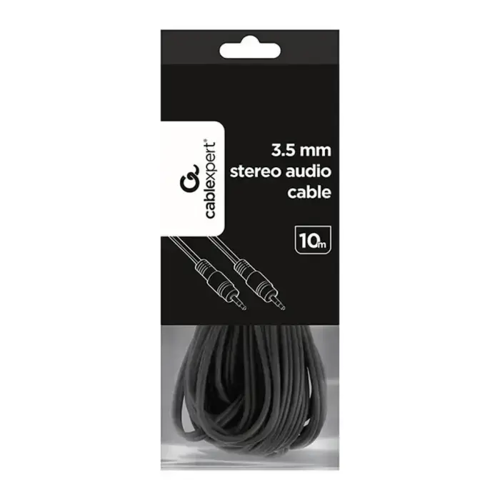 Cablexpert CCA-404-10M Stereo Audio Cable 3.5 mm Jack to 3.5 mm Jack, 10 m