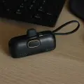Forever mini MTB-100 external battery (powerbank) | 5000 mAh | 22.5W | Lightning, USB-C | LED display | black Photo