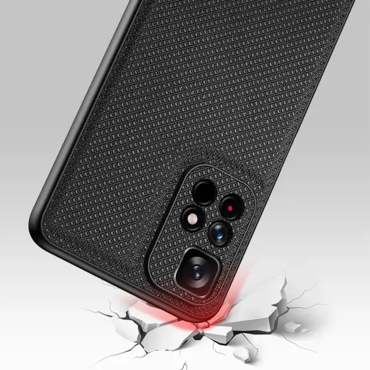 Dux Ducis Fino case cover covered with nylon material Poco M4 Pro 5G black Photo