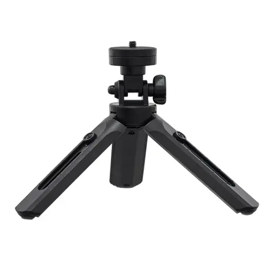 Mini statīvs ar tālruņa turētāju, selfiju nūjiņas kameras GoPro turētājs melns Foto 9