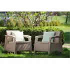 Dārza krēsli Corfu Duo Set bēši — Foto 3