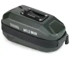 WILDMAN traveling bag under bike saddle with zipper 0,8L GD700 green Photo