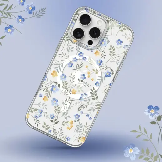 TECH-PROTECT MAGMOOD MAGSAFE IPHONE 16 PRO SPRING FLOWERS Photo