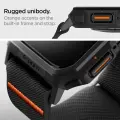 Spigen Lite Fit Pro case with strap for Apple Watch 4 | 5 | 6 | 7 | 8 | 9 | SE (44 | 45 mm) - matte black Фото num