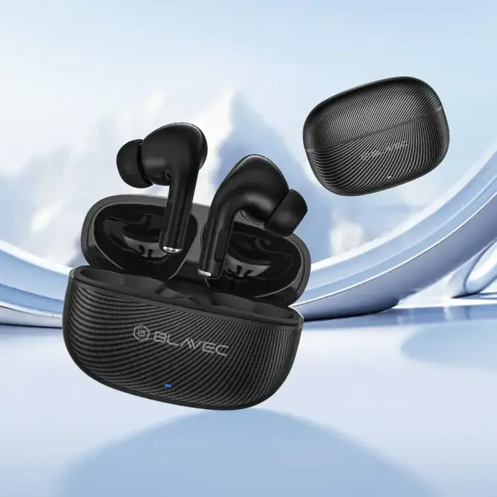 Blavec Bluetooth TWS Earphones BW-02 Carbon (BW02-B) black Foto 4
