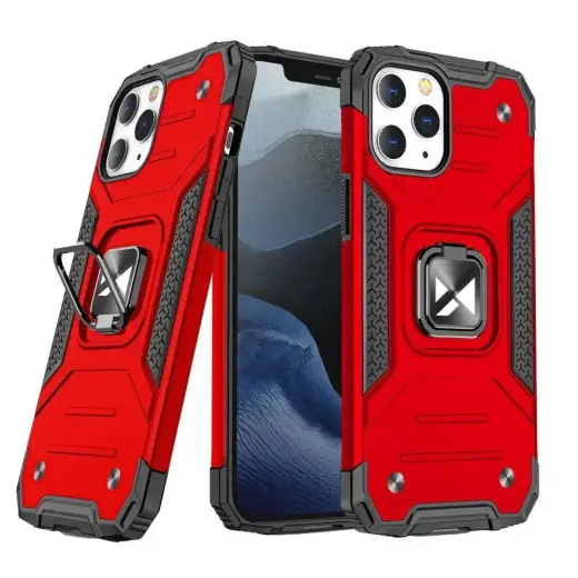 Wozinsky Ring Armor чехол с подставкой для телефона iPhone 14 Pro красный