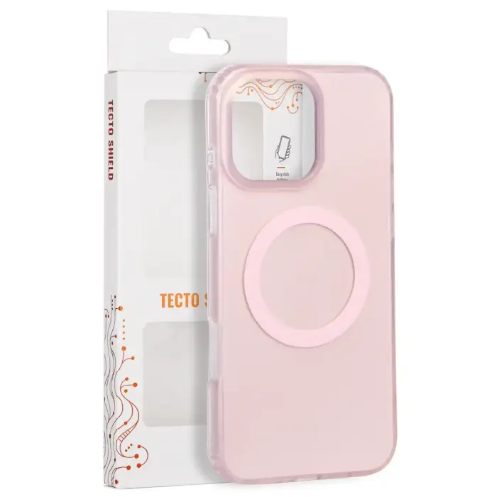 Tecto Shield Mistiq Mag case for iPhone 16 Pro Max 6,9" pink