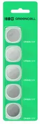 Baterijas Green Cell Blister 5x Lithium Battery CR1620