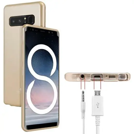 Mercury Jelly Case N975 Note 10+ złoty |gold Foto 5